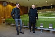 11 November 2013; Republic of Ireland manager Martin O'Neill and assistant manager Roy Keane during a tour of the Aviva Stadium. Aviva Stadium, Lansdowne Road, Dublin. Picture credit: David Maher / SPORTSFILE