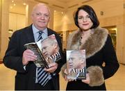 12 November 2013; Neasa Ó Sé and author Donal Keenan in attendance at the launch of his book &quot;Páidí - A big life&quot;. Launch of Páidí Ó Sé Book, D4 Ballsbridge Hotel, Ballsbridge Dublin. Picture credit: Barry Cregg / SPORTSFILE