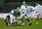 9 January 2005; Graham Geraghty, Meath, in action against David Lyons, 17, Killian Brennan, Willie Heffernan and John Doyle, right, Kildare. O'Byrne Cup, Quarter-Final, Kildare v Meath, St. Conleth's Park, Newbridge, Co. Kildare. Picture credit; Ray McManus / SPORTSFILE