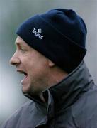 9 January 2005; The Kildare manager Pauric Nolan issues insructions near the end of the game. O'Byrne Cup, Quarter-Final, Kildare v Meath, St. Conleth's Park, Newbridge, Co. Kildare. Picture credit; Ray McManus / SPORTSFILE