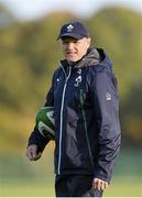 14 November 2013; Ireland head coach Joe Schmidt during squad training ahead of their Guinness Series International match against Australia on Saturday. Ireland Rugby Squad Training, Carton House, Maynooth, Co. Kildare. Picture credit: Stephen McCarthy / SPORTSFILE