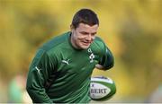 14 November 2013; Ireland's Brian O'Driscoll during squad training ahead of their Guinness Series International match against Australia on Saturday. Ireland Rugby Squad Training, Carton House, Maynooth, Co. Kildare. Picture credit: Stephen McCarthy / SPORTSFILE