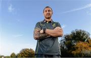 14 November 2013; Australia's Quade Cooper after the team announcement ahead of their Guinness Series International match against Ireland on Saturday. Australia Team Announcement, Radisson Blu St. Helen's Hotel, Stillorgan, Dublin. Picture credit: Matt Browne / SPORTSFILE