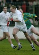 9 January 2005; Padraig Mullarkey, Kildare, in action against Stephen Bray, Meath. O'Byrne Cup, Quarter-Final, Kildare v Meath, St. Conleth's Park, Newbridge, Co. Kildare. Picture credit; Ray McManus / SPORTSFILE