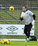 17 November 2013; Republic of Ireland's David Forde during squad training ahead of their friendly international match against Poland on Tuesday. Republic of Ireland Squad Training, Gannon Park, Malahide, Co. Dublin. Picture credit: David Maher / SPORTSFILE