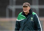 17 November 2013; Roslea Shamrocks manager Peter McGinnity. AIB Ulster Senior Club Football Championship, Semi-Final, Glenswilly, Donegal v Roslea Shamrocks, Fermanagh. Healy Park, Omagh, Co. Tyrone. Picture credit: Oliver McVeigh / SPORTSFILE