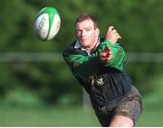 24 November 1998; Ireland's David Corkery in action during squad training. Ireland Rugby Squad Training, Garda R.F.C., Westmanstown, Lucan, Dublin. Picture credit: Matt Browne / SPORTSFILE