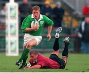 14 November 1998; Pat Duignan, Ireland. Rugby World Cup Qualifier, Ireland v Georgia, Lansdowne Road, Dublin. Picture credit: David Maher / SPORTSFILE