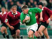 14 November 1998; Paul Wallace, Ireland. Rugby World Cup Qualifier, Ireland v Georgia, Lansdowne Road, Dublin. Picture credit: David Maher / SPORTSFILE