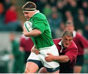 14 November 1998; Paul Wallace, Ireland. Rugby World Cup Qualifier, Ireland v Georgia, Lansdowne Road, Dublin. Picture credit: David Maher / SPORTSFILE