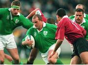 14 November 1998; Peter Clohessy, Ireland. Rugby World Cup Qualifier, Ireland v Georgia, Lansdowne Road, Dublin. Picture credit: David Maher / SPORTSFILE