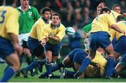 21 November 1998; Petre Mitu, Romania. Rugby World Cup Qualifier, Ireland v Romania, Lansdowne Road, Dublin. Picture credit: Brendan Moran / SPORTSFILE