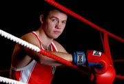 26 January 2005; Irish boxer Andy Lee pictured after a press conference where it was announced his intention to stay in the amateur ranks up to the Olympic Games in Beijing in 2008. National Boxing Stadium, Dublin. Picture credit; David Maher / SPORTSFILE