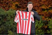 19 November 2013; Roddy Collins who was announced as the new Derry City FC manager. Picture credit: Ramsey Cardy / SPORTSFILE