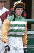 30 January 2005; Pat Gallagher, jockey. Fighting Blindness Maiden Hurdle. Punchestown Racecourse, Co. Kildare. Picture credit; David Maher / SPORTSFILE