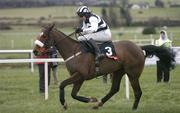 30 January 2005; Moscow Flyer, with Barry Geraghty up, on their way to winning the Byrne Group Plc Tied Cottage Steeplechase. Punchestown Racecourse, Co. Kildare. Picture credit; David Maher / SPORTSFILE