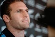 20 November 2013; New Zealand's Kieran Read during a media day ahead of their Guinness Series International match against Ireland on Sunday. New Zealand Media Day, Castleknock Hotel & Country Club, Castleknock, Co. Dublin. Picture credit: Brendan Moran / SPORTSFILE