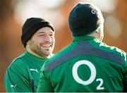 22 November 2013; Ireland's Rory Best during squad training ahead of their Guinness Series International match against New Zealand on Sunday. Ireland Rugby Squad Training, Carton House, Maynooth, Co. Kildare.  Picture credit: Stephen McCarthy / SPORTSFILE