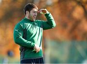 22 November 2013; Ireland's Sean O'Brien during squad training ahead of their Guinness Series International match against New Zealand on Sunday. Ireland Rugby Squad Training, Carton House, Maynooth, Co. Kildare.  Picture credit: Stephen McCarthy / SPORTSFILE