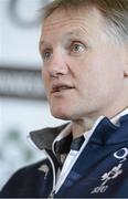 22 November 2013; Ireland head coach Joe Schmidt during a press conference ahead of their Guinness Series International match against New Zealand on Sunday. Ireland Rugby Press Conference, Carton House, Maynooth, Co. Kildare. Picture credit: Stephen McCarthy / SPORTSFILE
