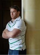 22 November 2013; Ireland's Sean O'Brien poses for a portrait following a press conference ahead of their Guinness Series International match against New Zealand on Sunday. Ireland Rugby Press Conference, Carton House, Maynooth, Co. Kildare. Picture credit: Stephen McCarthy / SPORTSFILE