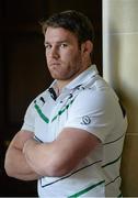22 November 2013; Ireland's Sean O'Brien poses for a portrait following a press conference ahead of their Guinness Series International match against New Zealand on Sunday. Ireland Rugby Press Conference, Carton House, Maynooth, Co. Kildare. Picture credit: Stephen McCarthy / SPORTSFILE