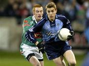 5 February 2005; Paul Griffin, Dublin, in action against John Prenty, Mayo. Allianz National Football League, Division 1A, Dublin v Mayo, Parnell Park, Dublin. Picture credit; Damien Eagers / SPORTSFILE