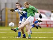 6 February 2005; Michael Reidy, Limerick, in action against Billy Sheehan, Laois. Allianz National Football League, Division 1B, Laois v Limerick, O'Moore Park, Portlaoise, Co. Laois. Picture credit; Matt Browne / SPORTSFILE