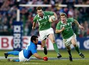 6 February 2005; Geordan Murphy, Ireland, in action against Gonzalo Canale, Italy. RBS Six Nations Championship 2005, Italy v Ireland, Stadio Flamino, Rome, Italy. Picture credit; Brendan Moran / SPORTSFILE