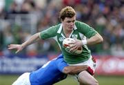 6 February 2005; Brian O'Driscoll, Ireland, in action against Gonzalo Canale, Italy. RBS Six Nations Championship 2005, Italy v Ireland, Stadio Flamino, Rome, Italy. Picture credit; Brian Lawless / SPORTSFILE