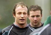 8 February 2005; Denis Hickie during Ireland rugby squad training. Naas Rugby Club, Co. Kildare. Picture credit; Matt Browne / SPORTSFILE