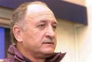 8 February 2005; Portugal manager Luis Filipe Scolari during a press conference. Lansdowne Road, Dublin. Picture credit; David Maher / SPORTSFILE