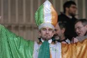 6 February 2005; Ireland fan Dermot Keaney before the game. RBS Six Nations Championship 2005, Italy v Ireland, Stadio Flamino, Rome, Italy. Picture credit; Brian Lawless / SPORTSFILE