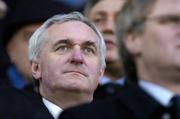 6 February 2005; An Taoiseach Bertie Ahern TD watches the start of the match. RBS Six Nations Championship 2005, Italy v Ireland, Stadio Flamino, Rome, Italy. Picture credit; Brian Lawless / SPORTSFILE