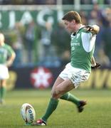 6 February 2005; Ronan O'Gara, Ireland. RBS Six Nations Championship 2005, Italy v Ireland, Stadio Flamino, Rome, Italy. Picture credit; Brian Lawless / SPORTSFILE