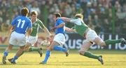 6 February 2005; Gonzalo Canale, Italy, is tackled by Malcolm O'Kelly, Ireland. RBS Six Nations Championship 2005, Italy v Ireland, Stadio Flamino, Rome, Italy. Picture credit; Brendan Moran / SPORTSFILE