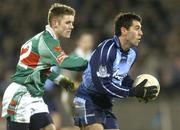 5 February 2005; David Henry, Dublin, in action against Aidan Kilcoyne, Mayo. Allianz National Football League, Division 1A, Dublin v Mayo, Parnell Park, Dublin. Picture credit; Damien Eagers / SPORTSFILE