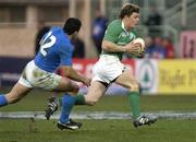 6 February 2005; Brian O'Driscoll, Ireland, in action against Andrea Masi, Italy. RBS Six Nations Championship 2005, Italy v Ireland, Stadio Flamino, Rome, Italy. Picture credit; Brian Lawless / SPORTSFILE