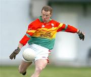 6 February 2005; David Nolan, Carlow. Allianz National Football League, Division 2A, Monaghan v Carlow, O'Neill Park, Clontibrit, Co. Monaghan. Picture credit; Pat Murphy / SPORTSFILE