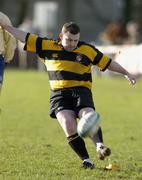 5 February 2005; Ritchie Murphy, Co. Carlow. AIB All Ireland League 2004-2005, Division 1, Co. Carlow v Shannon, Oak Park, Co. Carlow. Picture credit; Matt Browne / SPORTSFILE