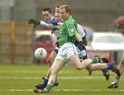 6 February 2005; Michael Reidy, Limerick, in action against Billy Sheehan, Laois. Allianz National Football League, Division 1B, Laois v Limerick, O'Moore Park, Portlaoise, Co. Laois. Picture credit; Matt Browne / SPORTSFILE