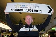 27 November 2013; Waterford's John Mullane at Dublin Airport prior to his departure for Shanghai for the GAA GPA All Star Tour 2013, sponsored by Opel. Dublin Airport, Dublin. Picture credit: Pat Murphy / SPORTSFILE