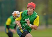 27 November 2013; Munster's Ian Keatley in action during squad training ahead of their Celtic League 2013/14, Round 9, game against Newport Gwent Dragons on Friday. Munster Rugby Squad Training, Cork Institute of Technology, Bishopstown, Cork. Picture credit: Matt Browne / SPORTSFILE