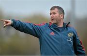27 November 2013; Munster forwards coach Anthony Foley during squad training ahead of their Celtic League 2013/14, Round 9, game against Newport Gwent Dragons on Friday. Munster Rugby Squad Training, Cork Institute of Technology, Bishopstown, Cork. Picture credit: Matt Browne / SPORTSFILE
