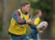 27 November 2013; Munster's Denis Hurley in action during squad training ahead of their Celtic League 2013/14, Round 9, game against Newport Gwent Dragons on Friday. Munster Rugby Squad Training, Cork Institute of Technology, Bishopstown, Cork. Picture credit: Matt Browne / SPORTSFILE