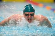 30 November 2013; David O'Sullivan, Galway swimming club, competing in the Men's 200M Butterfly at the Irish Short Course Swimming Championships 2013. Lagan Valley Leisureplex, Lisburn, Co. Antrim. Picture credit: Oliver McVeigh / SPORTSFILE