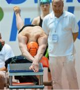 30 November 2013; Brendan Hyland, Tallaght swimming club, competing in the Men's 200M Butterfly at the Irish Short Course Swimming Championships 2013. Lagan Valley Leisureplex, Lisburn, Co. Antrim. Picture credit: Oliver McVeigh / SPORTSFILE