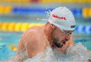 30 November 2013; Barry Murphy, Aer Lingus swimming club, competing in the 100M Breaststroke at the Irish Short Course Swimming Championships 2013. Lagan Valley Leisureplex, Lisburn, Co. Antrim. Picture credit: Oliver McVeigh / SPORTSFILE