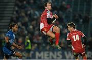 30 November 2013; Nic Reynolds, Scarlets, catches a high ball. Celtic League 2013/14, Round 9, Leinster v Scarlets, RDS, Ballsbridge, Dublin. Picture credit: Ramsey Cardy / SPORTSFILE