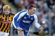 20 February 2005; Clinton Hennessy, Waterford, in action against Richard Power, Kilkenny. 2005 Allianz National Hurling League, Division 1A, Waterford v Kilkenny, Walsh Park, Waterford. Picture credit; Matt Browne / SPORTSFILE